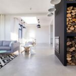 Polished Concrete Living Room Floor